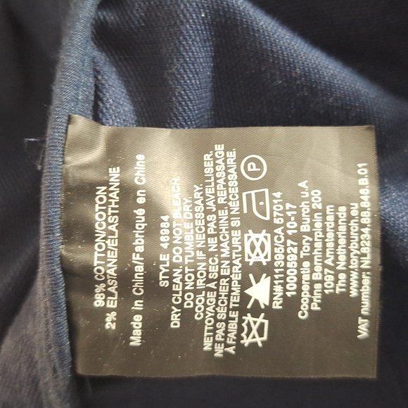 Tory Burch Maddie Cropped Flare Trousers Pants - Picture 13 of 13